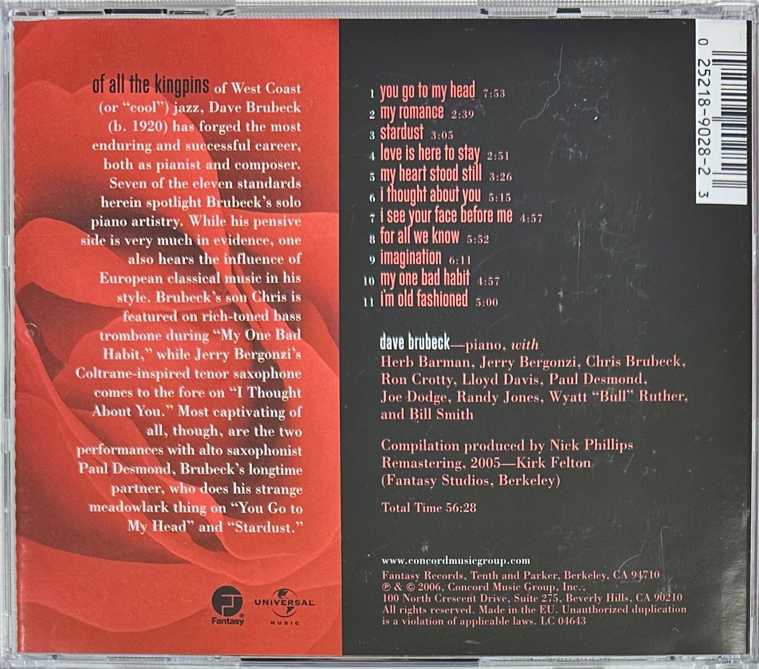 CD: Dave Brubeck – Plays For Lovers – Usato da Martigny venduto da jereq 1