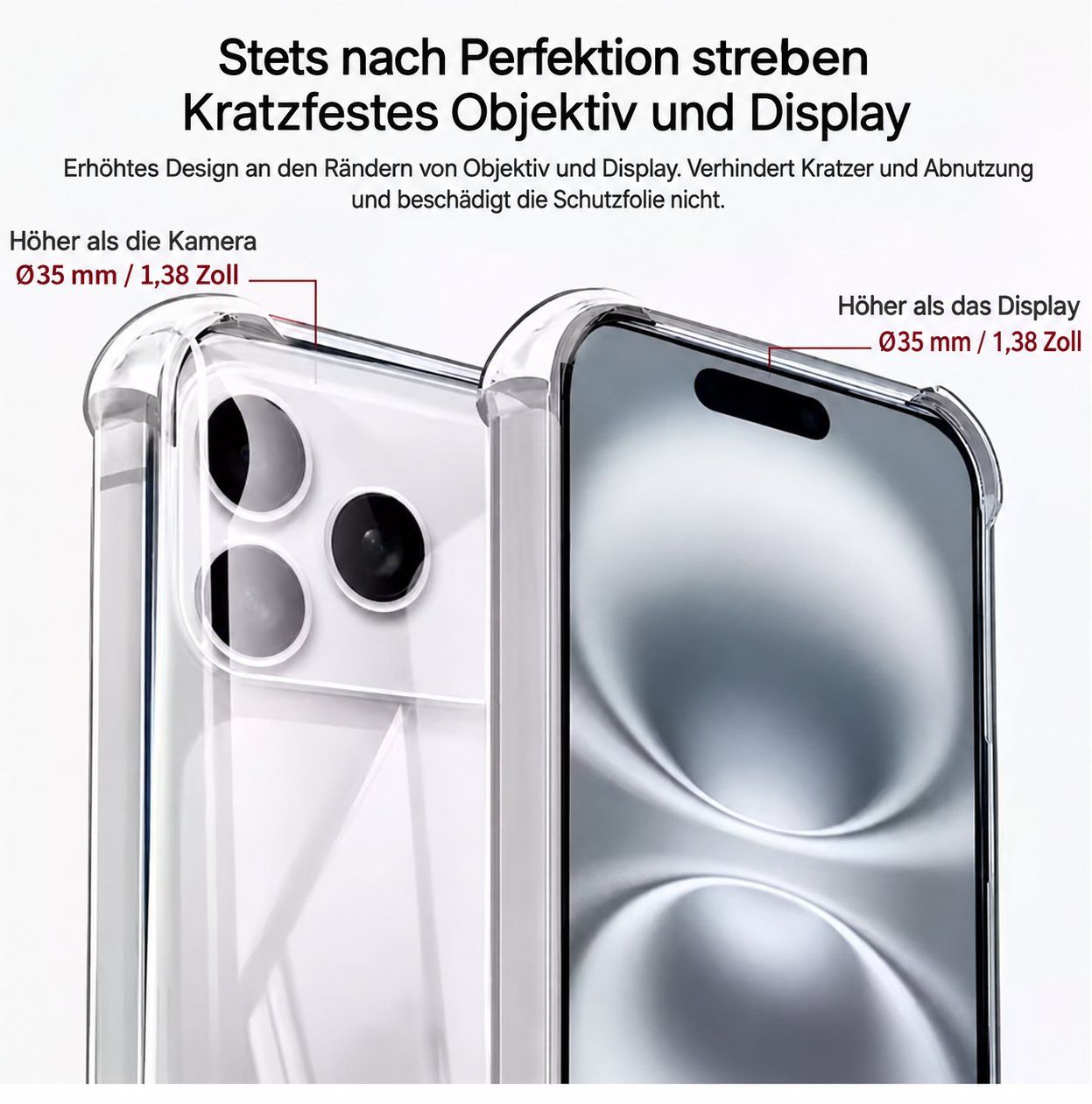 Apple Covers & Schutzfolien: iphone 17 Pro Max Transparent mit Eckenschutz Hülle Case – Neu und originalverpackt aus Fislisbach von IboTrade 1