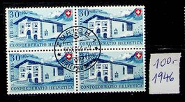 PRO PATRIA  1 BLOC DE 4 OBLITÉRÉ 1946. SBK 100.00 /S507