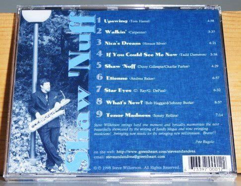CDs: Steve Wilkerson - Shaw 'Nuff – Gebraucht aus Unterbäch von rubicon2012 1