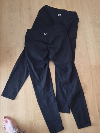 2x Peachy Passion Booty Scrunch Leggings schwarz Gr. L