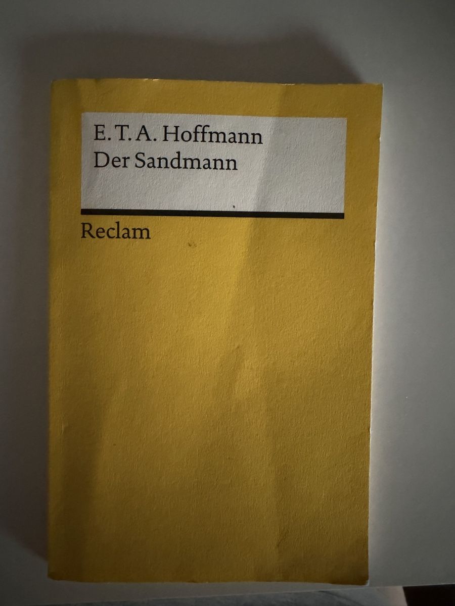 Libri: Buch E.T.A. Hoffmann Der Sandmann Reclam Universal-Bibliothe – Usato da Winterthur venduto da sha_ch78