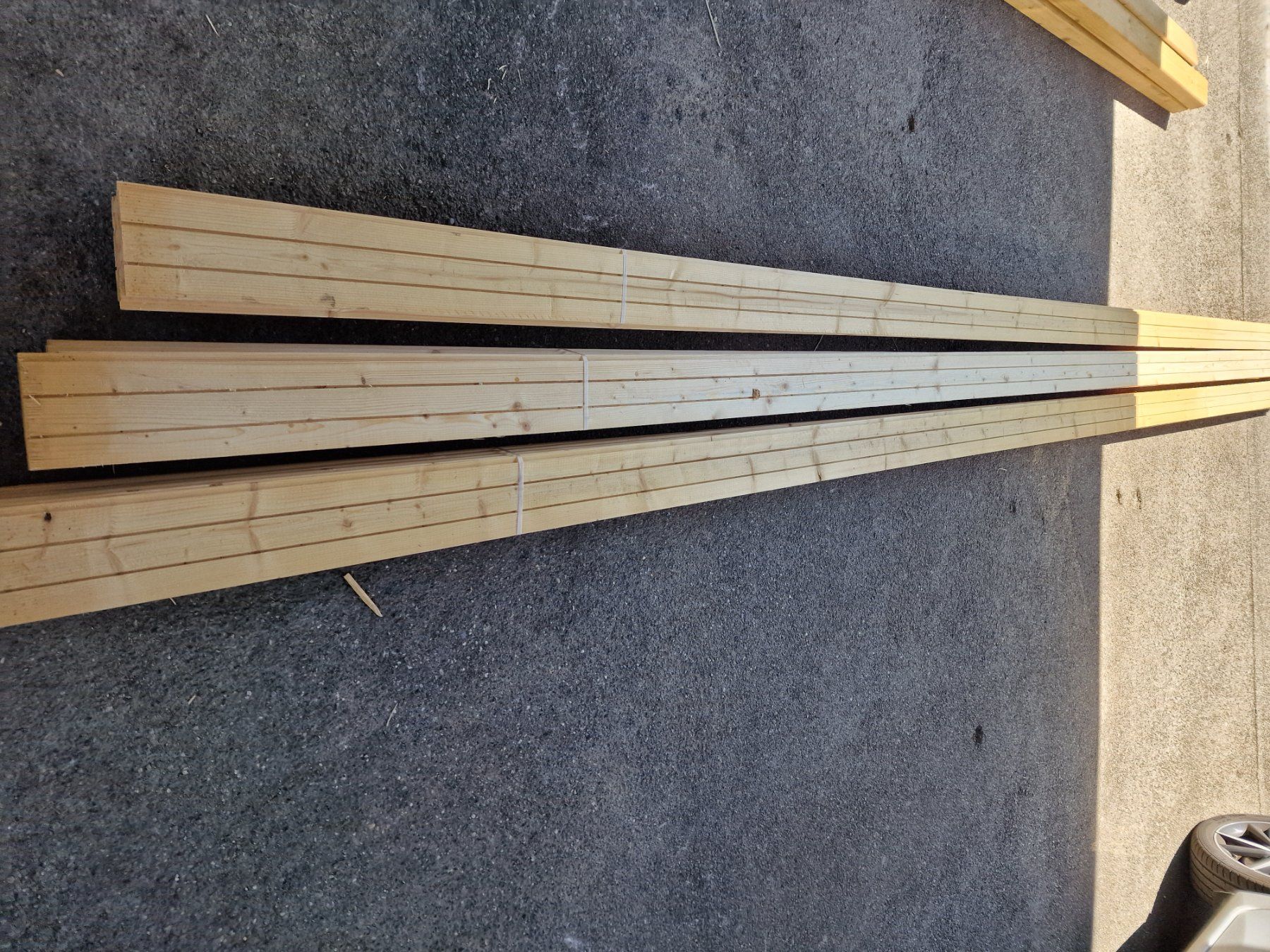 Articoli in legno: Täfer, Konstruktionholz, Chaletschalung – Nuovo e nell'imballaggio originale da Faulensee venduto da Kuochris