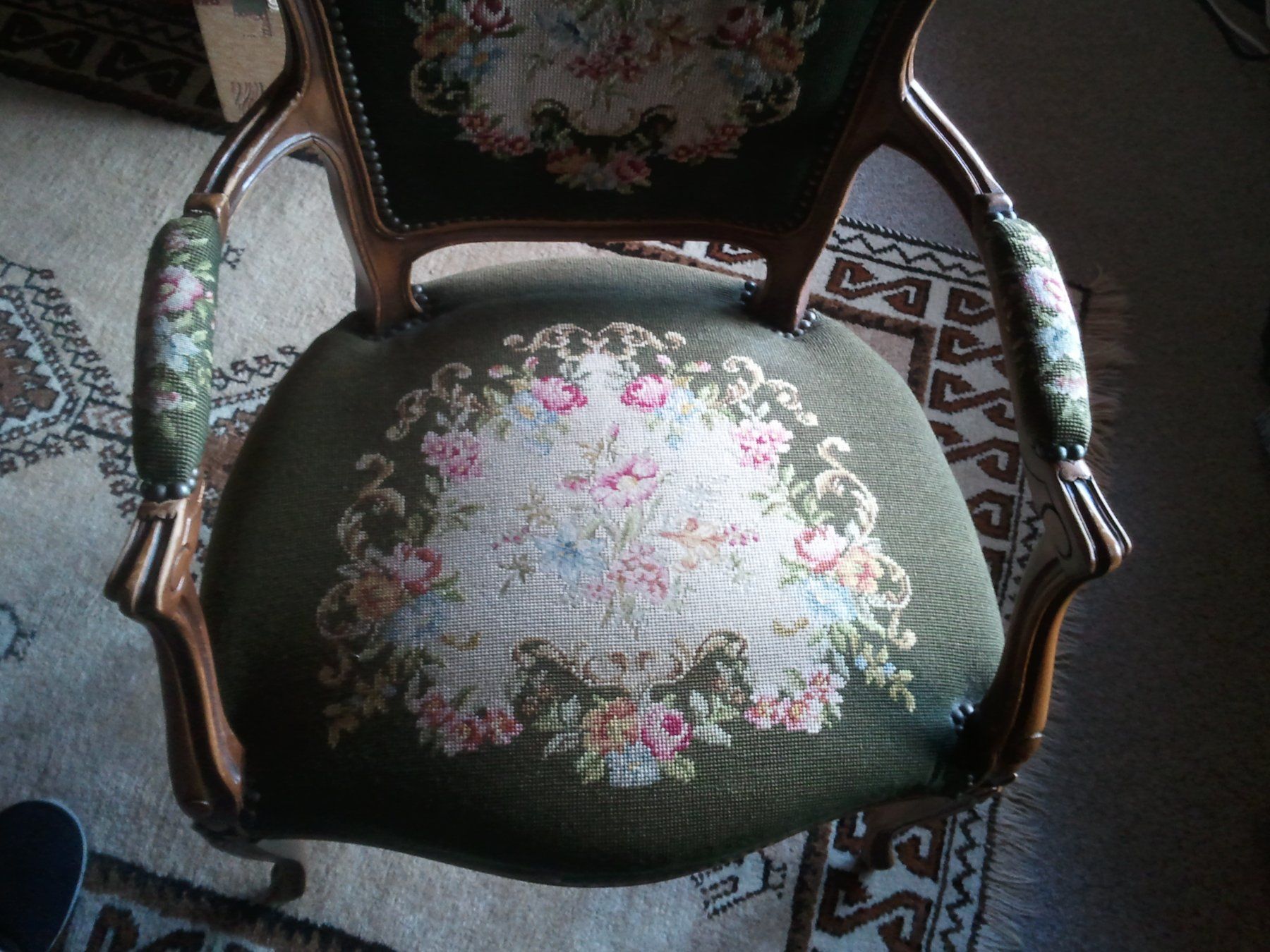 Sedie: Barockstuhl mit Armlehne. – Usato da Beatenberg venduto da fancy10 1