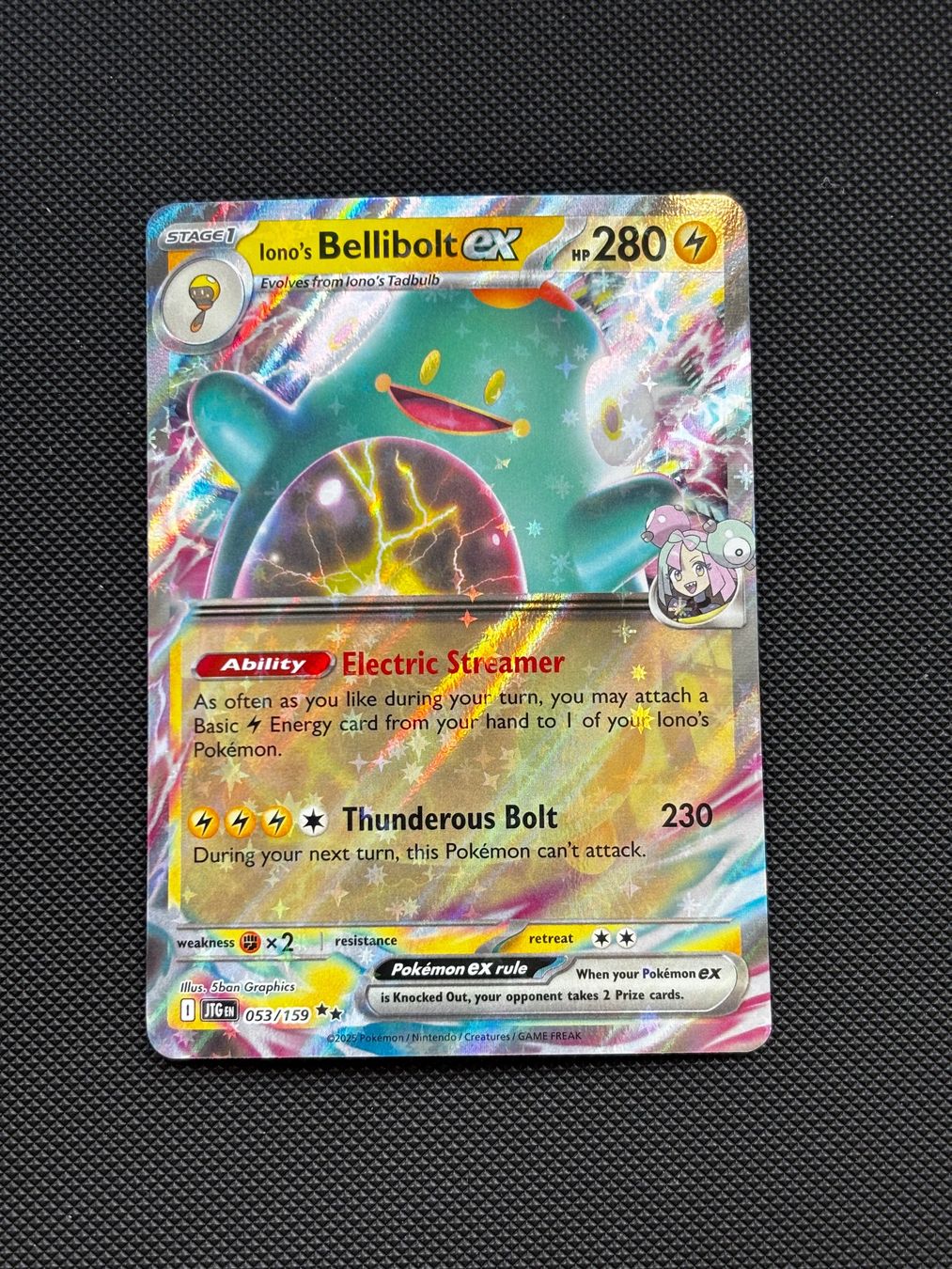 Pokémon Sammelbilder & Trading cards: En - Iono’s Bellibolt Ex 053/159 - Pokémon – Neu (gemäss Beschreibung) aus Neuchâtel von caraadryn 2