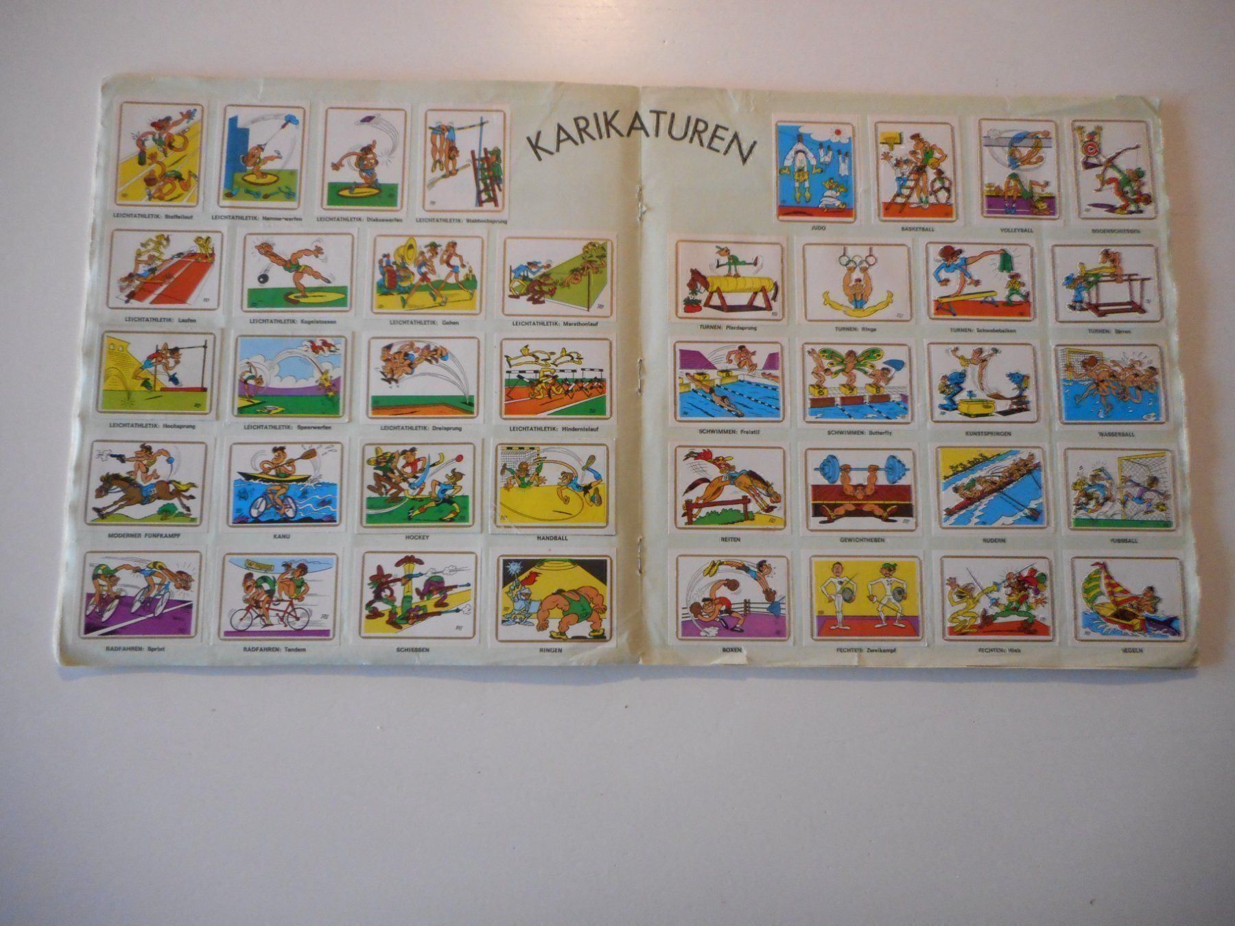 Panini Sammelbilder & Trading cards: Panini Album Olympiade München 1972/72 – Gebraucht aus Cham von Paniniworld 6