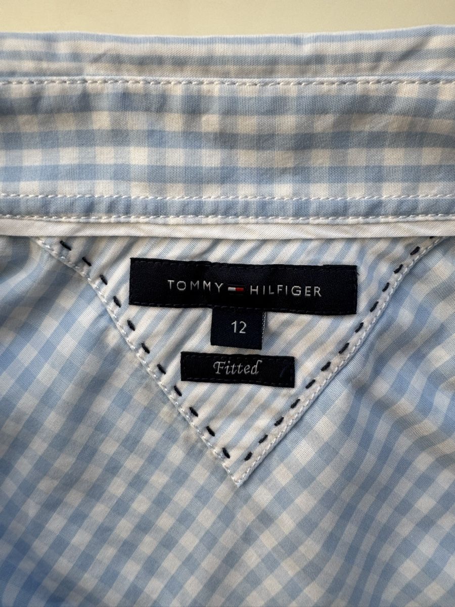 Blusen: Tommy Hilfiger Bluse, Gr. 12 (40) hellblau gestreift – Neu (gemäss Beschreibung) aus Zürich von cli_fv8x 3