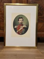 Porträt Ludwig II -  Heliogravüre von Franz Hanfstaengl
