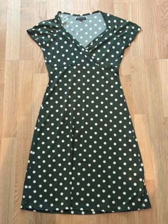 King Louie Kleid / Midikleid mit Punkten / Polka Dot Gr. M