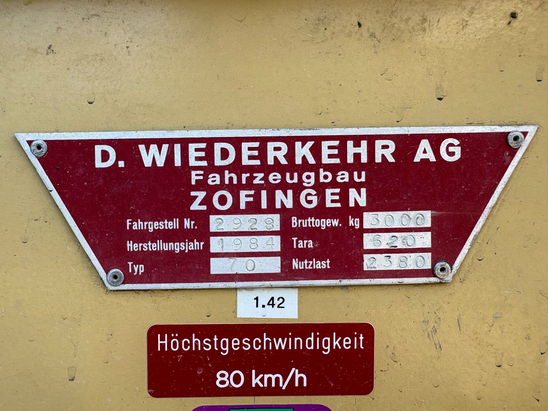 Autoribaltabili: 1-Achs 1-Seitenkipper Wiederkehr – Usato da Effingen venduto da landmaschinen5078 3