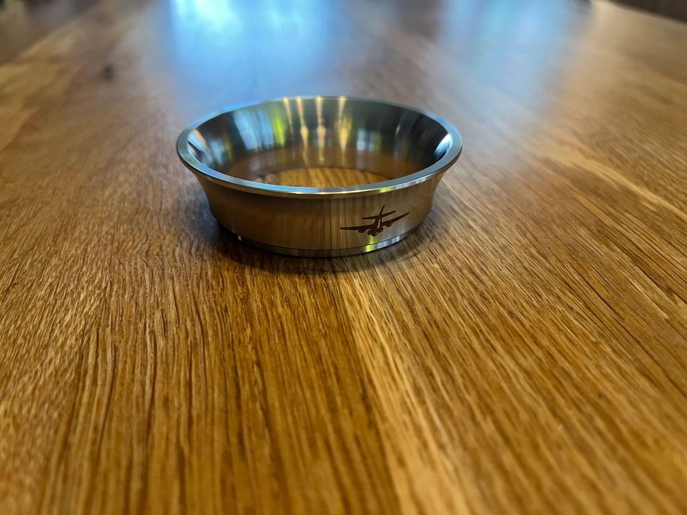 Magnetischer Kaffee-Dosierring Für 49 Mm Siebträger – Aluminium, Schwarz