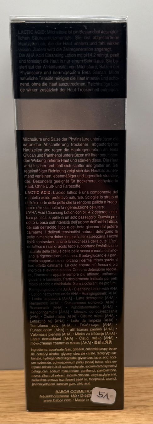 Babor Cura del viso: Doctor Babor Pro Acid Cleansing Lotion AHA – Nuovo e nell'imballaggio originale da St. Erhard venduto da ver_8gzm 1