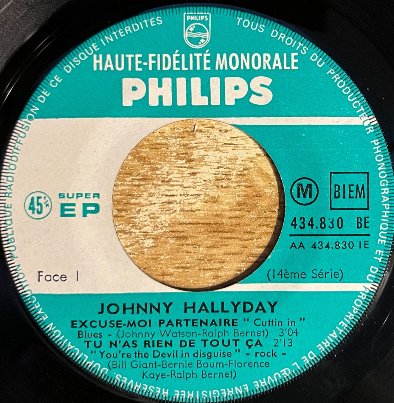 Schallplatten: JOHNNY HALLYDAY - EXCUSE-MOI PARTENAIRE – Gebraucht aus Bussigny von vinyl-pas-cher 2