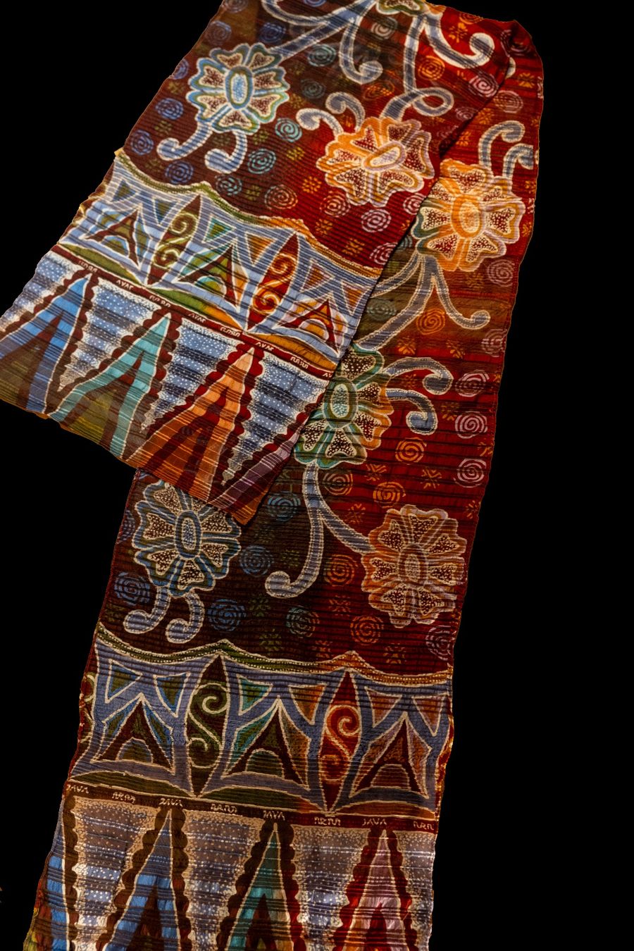 Tessuti: Batik Tulis auf strukturierter Seide – Nuovo (secondo la descrizione) da Romanshorn venduto da ras_b6lp 2