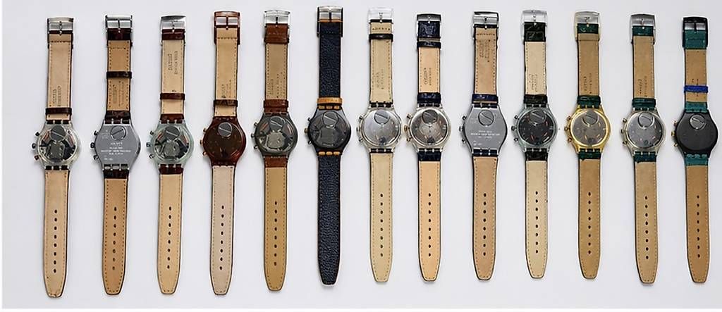 Orologi: Swatch Braun Grün Set + Collector Box – Usato da Uster venduto da barkingarky01 3