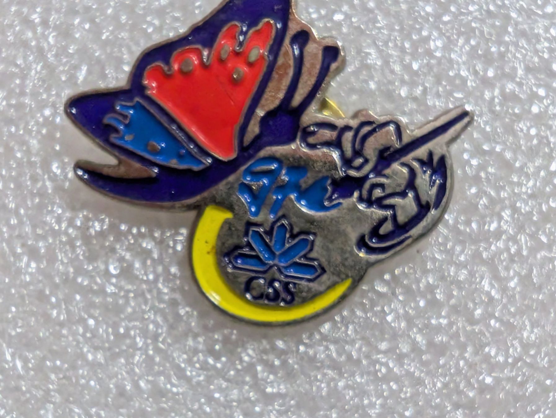 Placchette & Badge: Ansteckpin 245: CSS – Usato da Oppligen venduto da Pin-Fall-Shop