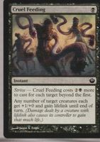 TCG Magic The Gathering MTG UK JOU 064 Cruel Feeding