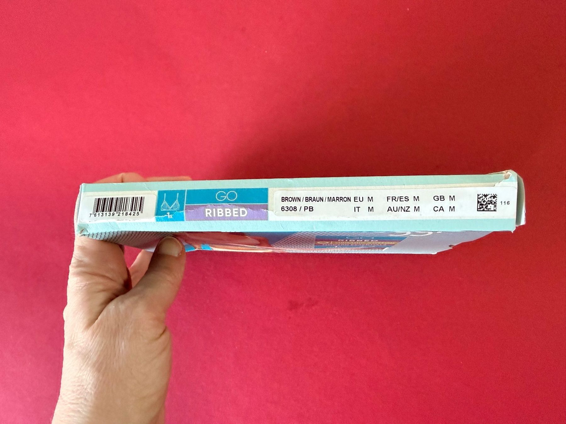 Sloggi Altra biancheria intima: SLOGGI, Bralette GO RIBBED, Grösse M, Farbe Hellbraun – Nuovo e nell'imballaggio originale da Rudolfstetten venduto da gst_g7xl 1