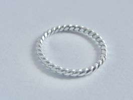 Kordel-Ring aus Silber 925