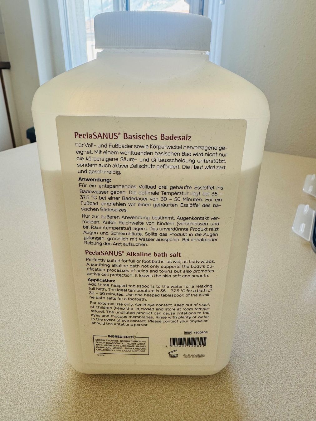 Pedicure: PeclaSANUS - Basisches Badesalz – Usato da Chur venduto da Schleckmuhl24 1