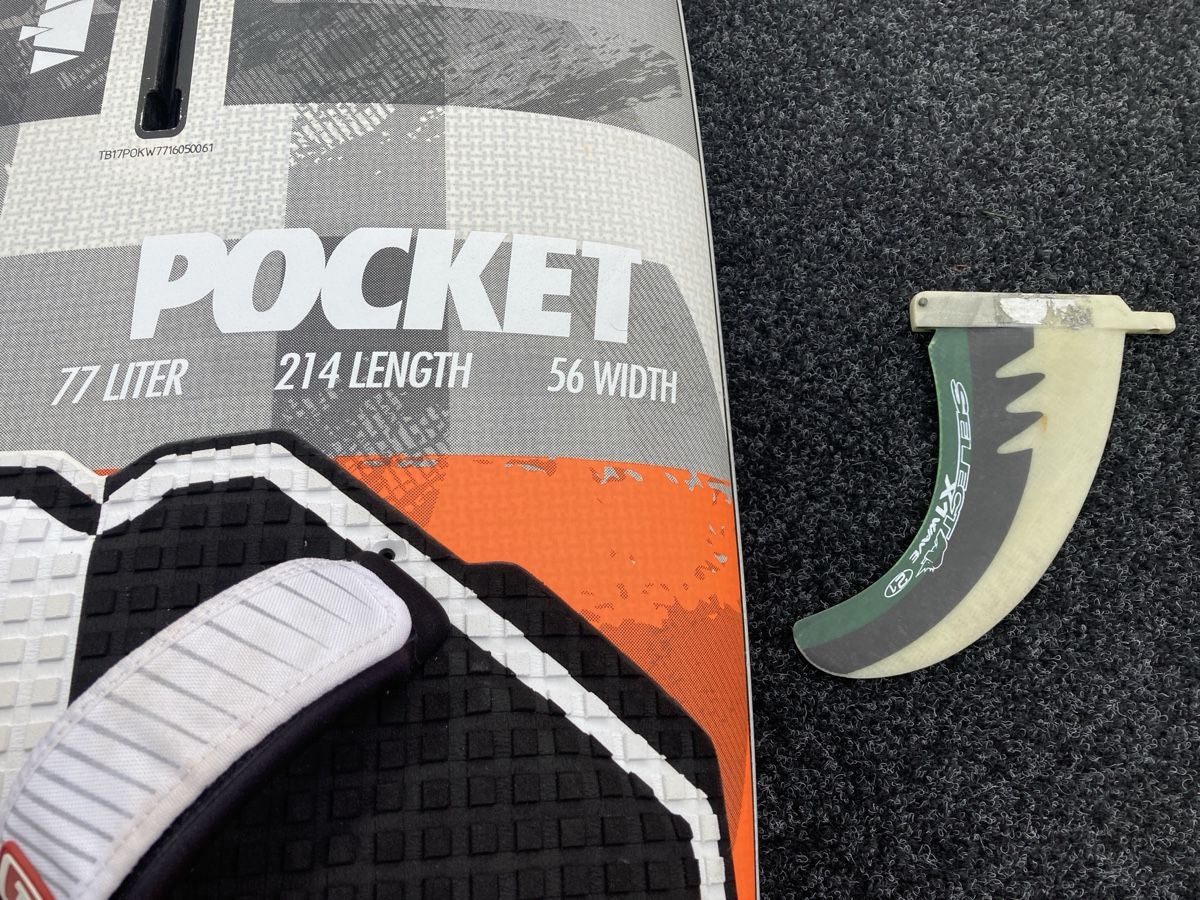 Tavole da surf e di nuoto: Windsurfboard Tabou Pocket Wave Ltd. 77l – Usato da Männedorf venduto da lendle88 2