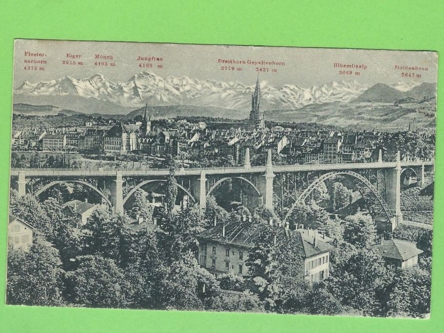 Cartoline postali: Bern und die Alpen – Usato da Zürich venduto da t24_de