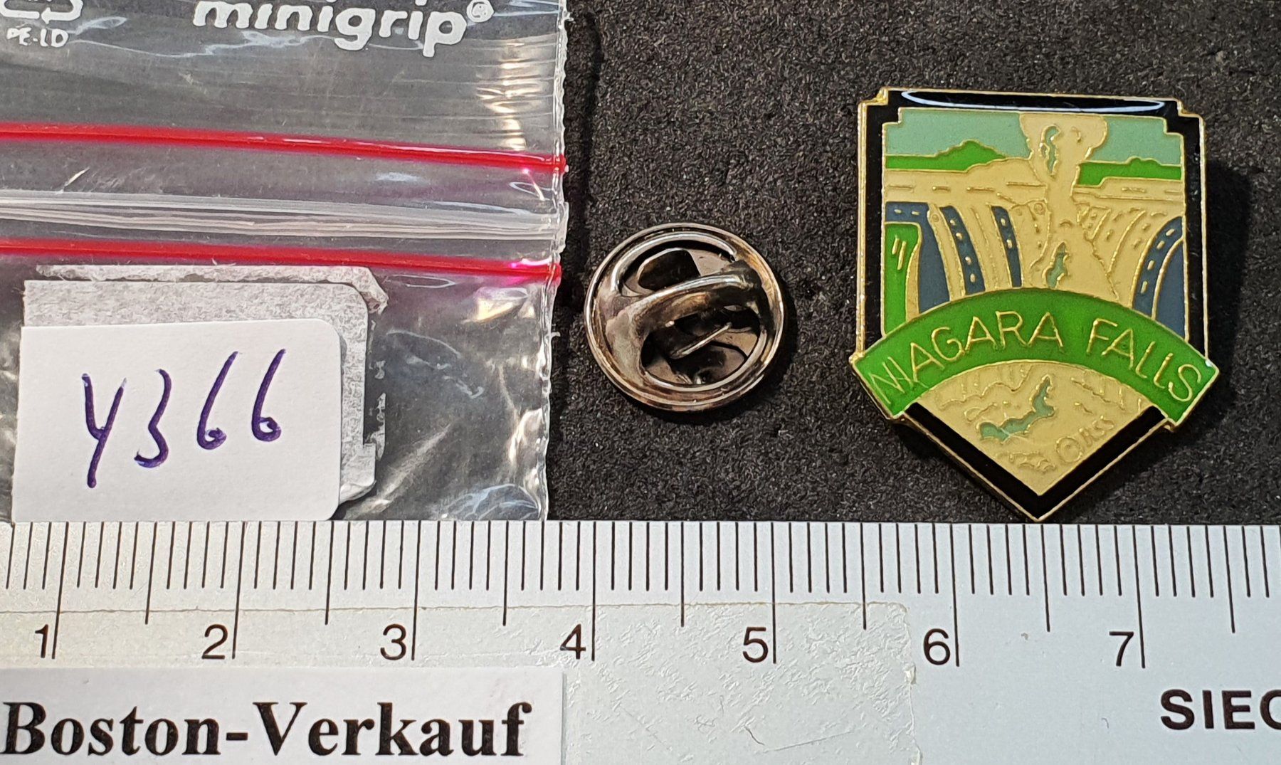 Placchette & Badge: Y366 - Pin Niagara Falls USA Canada – Usato da Reinach BL venduto da Boston-Verkauf 1