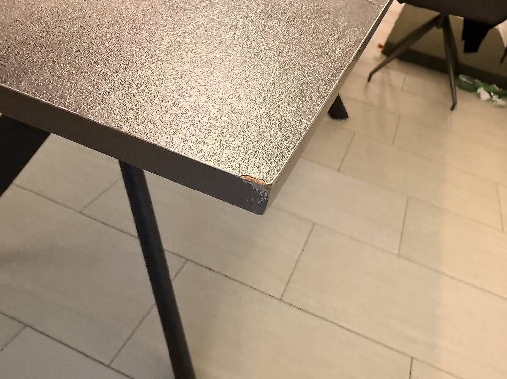 Tische: Esstisch grau 160x90 – Gebraucht aus Watt von teo_c9tp 2