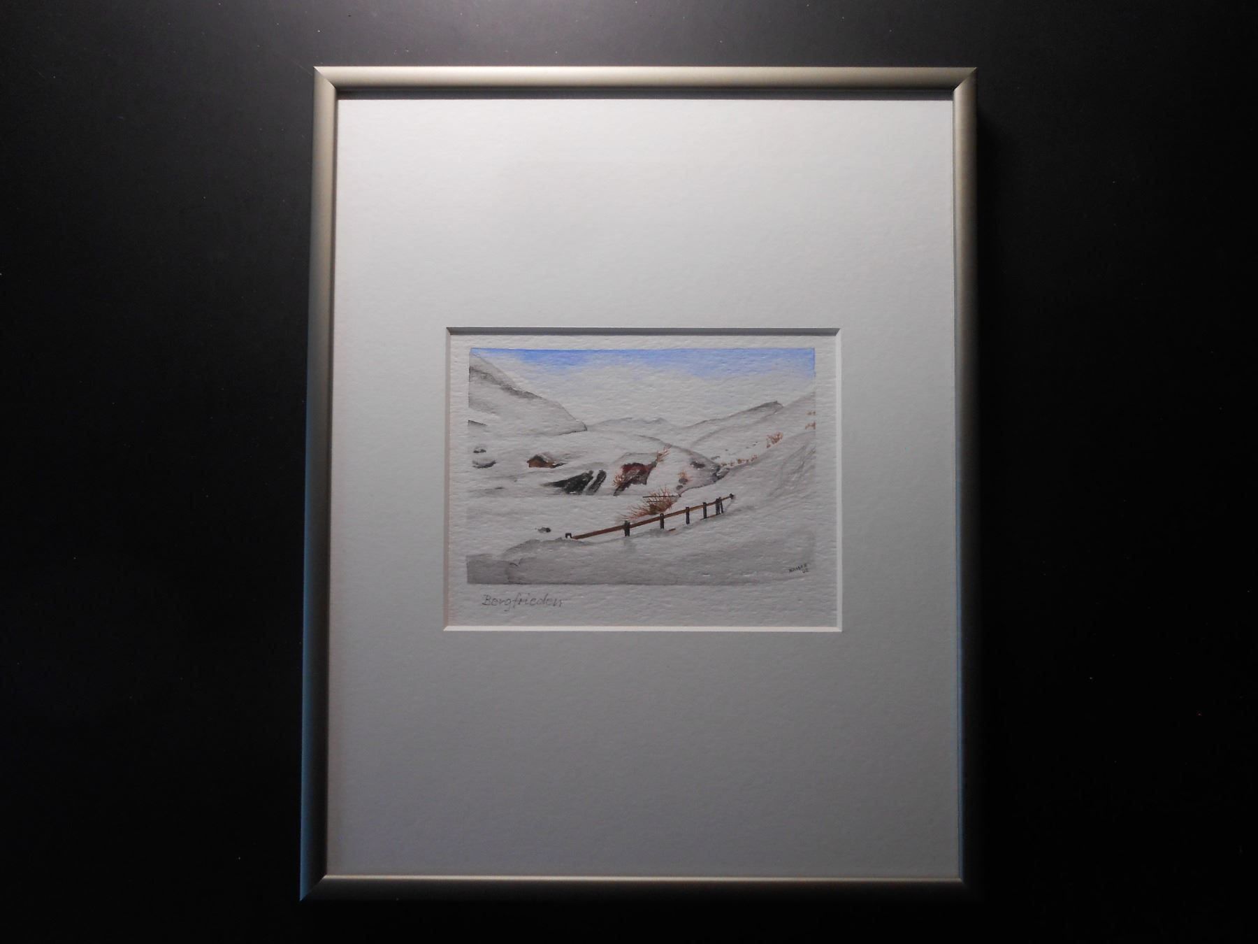 Dipinti: Aquarell CH "BERGFRIEDEN" GR - (R) – Nuovo (secondo la descrizione) da Hallwil venduto da pkaiser44