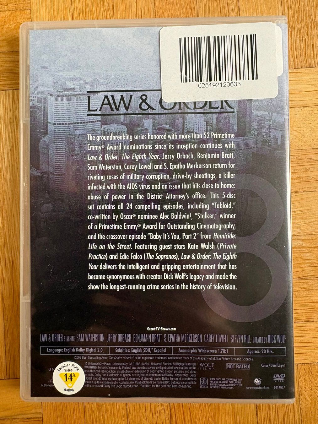 Tutti i DVDs: Law & Order - Season Eight - DVD – Nuovo (secondo la descrizione) da Zürich venduto da Malcom 4