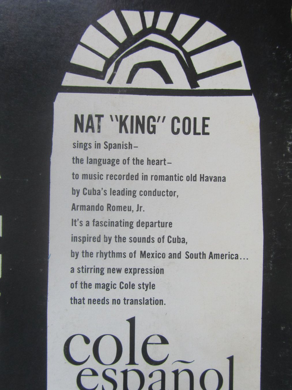 Dischi in vinile: Nat King Cole - Cole Espanol - Seltene LP             /cbl – Usato da Seengen venduto da mikelele 6