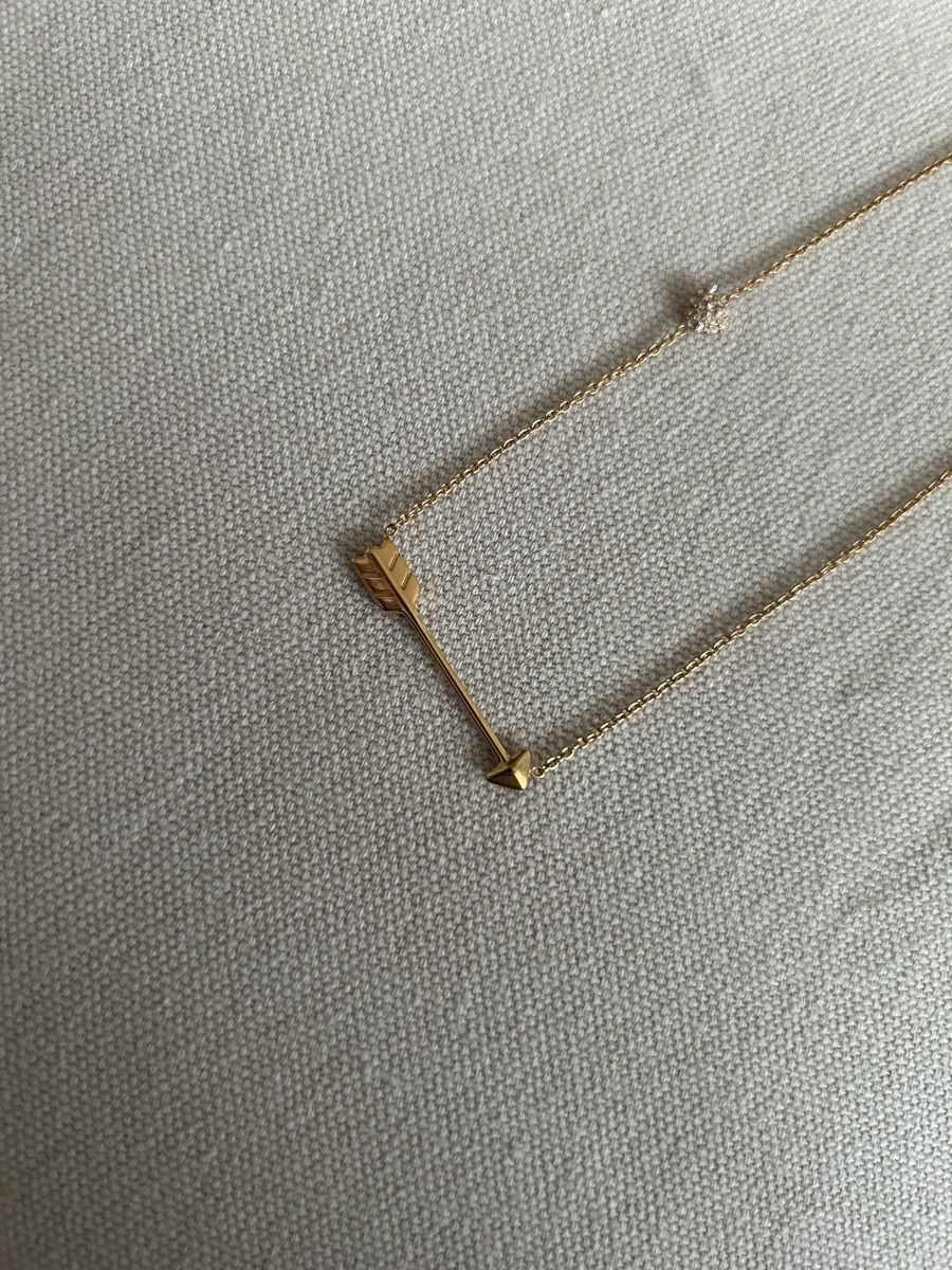 Catenine: Goldene Halskette mit Pfeil Anhänger – Usato da Pieterlen venduto da cel_l2dt 1