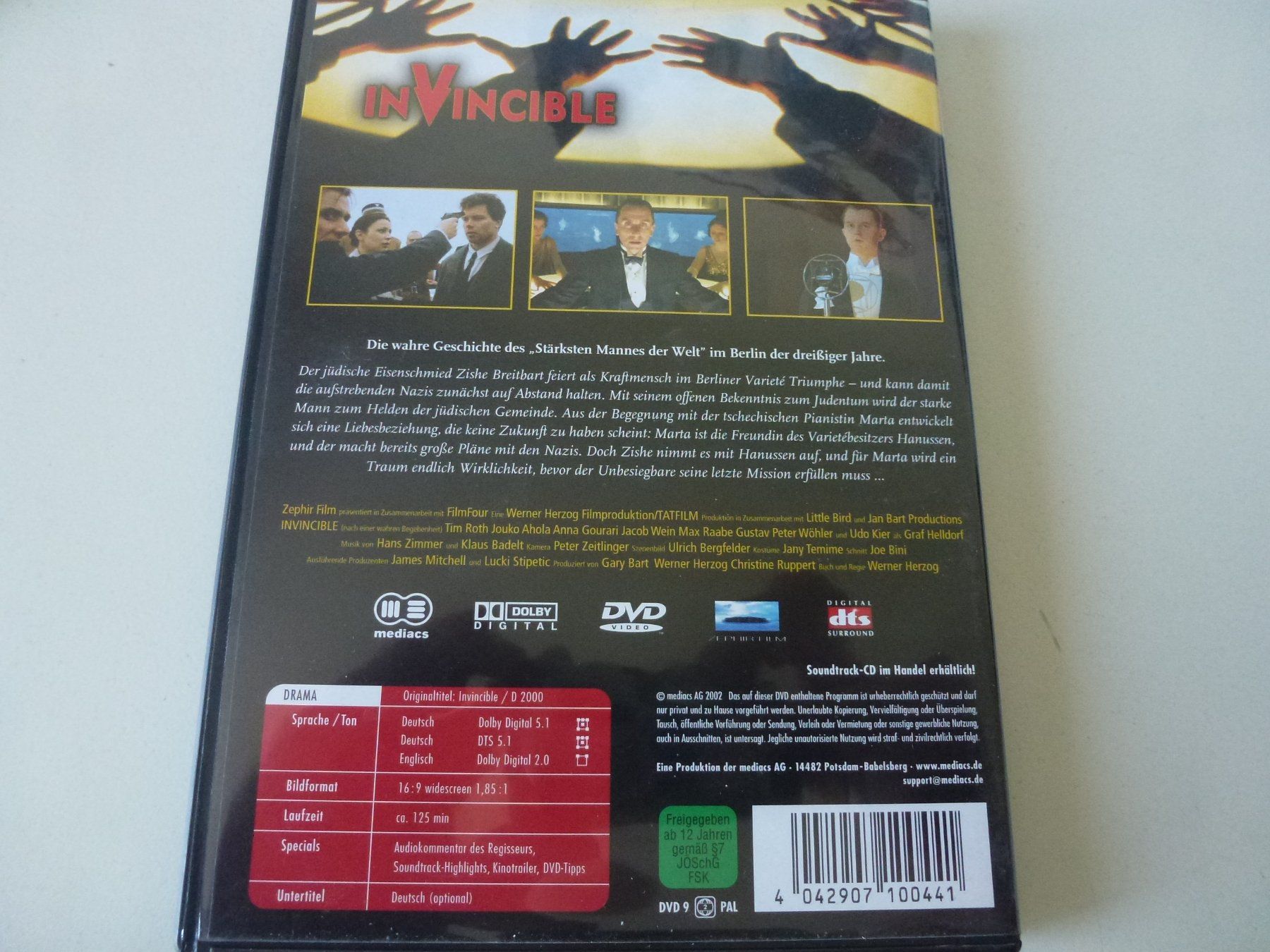 Tutti i DVDs: Invincible - Unbesiegbar (2002) DVD – Nuovo (secondo la descrizione) da Bern venduto da Frebo 1