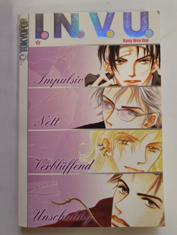 I.N.V.U. manga volumes store 1-5