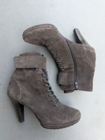 Stiefeletten Wildleder grau Grösse 39 (5,5)