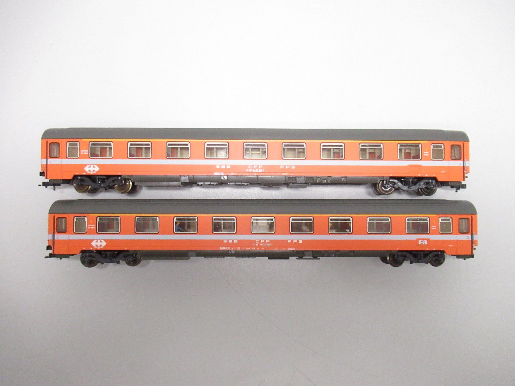 Roco 2x 54236D Eurofima-Personenwagen 1.Kl. SBB CFF FFS DC (Gebraucht ...