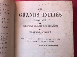 Les grands initiés-Édouard Schuré 1913