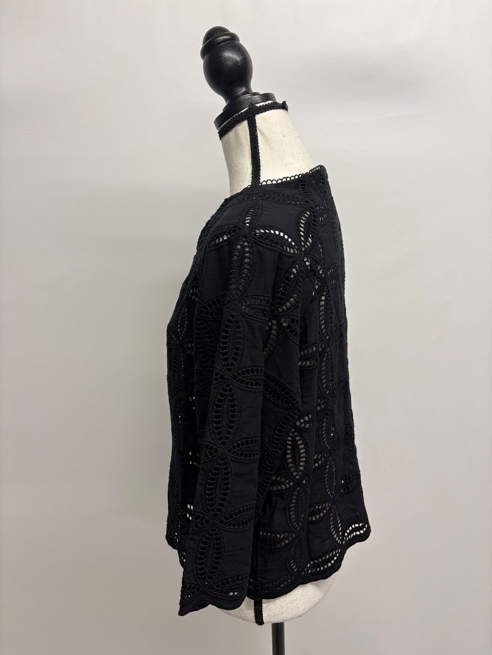 Next Camicette: Next Boho Bluse Lochstickerei Gr. 38 schwarz – Nuovo (secondo la descrizione) da Regensdorf venduto da secondchancefashion 2