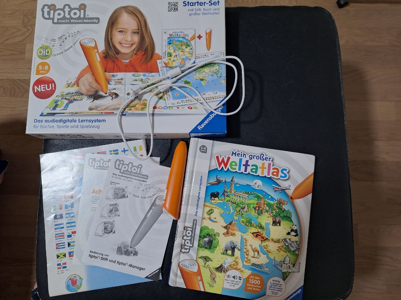 Libri: tiptoi Starter-Set Weltatlas – Usato da Hochdorf venduto da Verkauf-H-0000 1