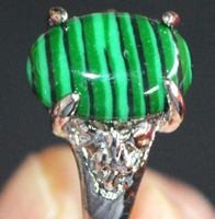 Ring F-207 – Malachit – Innendurchmesser 18mm