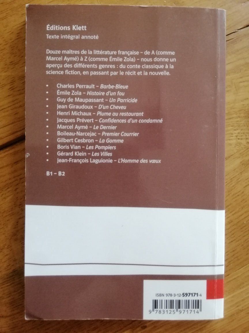 Libri: Douze chefs-d'oeuvre du récit – Usato da Langenthal venduto da Handstrick 1