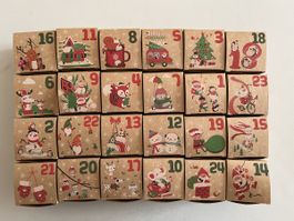 Adventskalender gefüllt mit 1000er-Puzzle