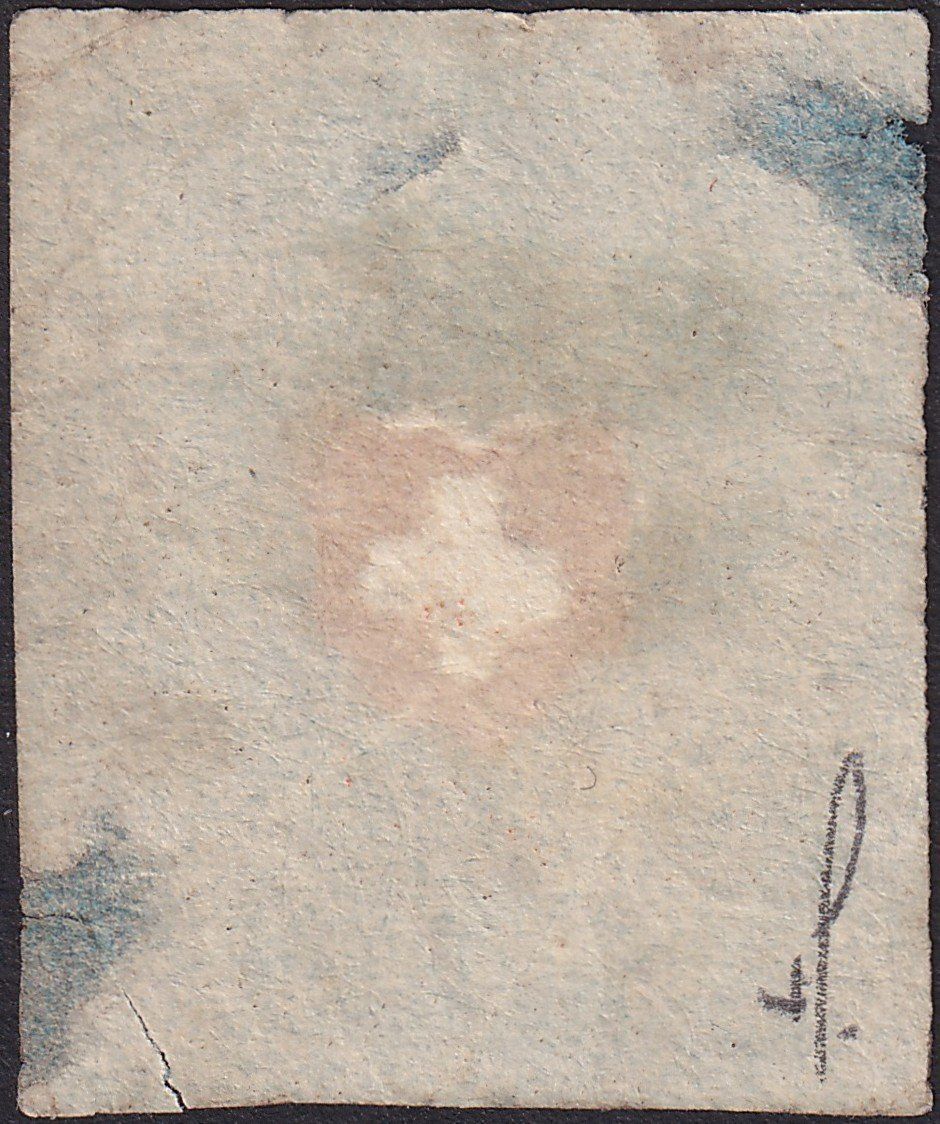 Tutti i francobolli: Rayon: 15II.f, Type 32 A2-U mit klarem P.D. Kat: 850.- – Usato da Sursee venduto da Luzernerraute 1