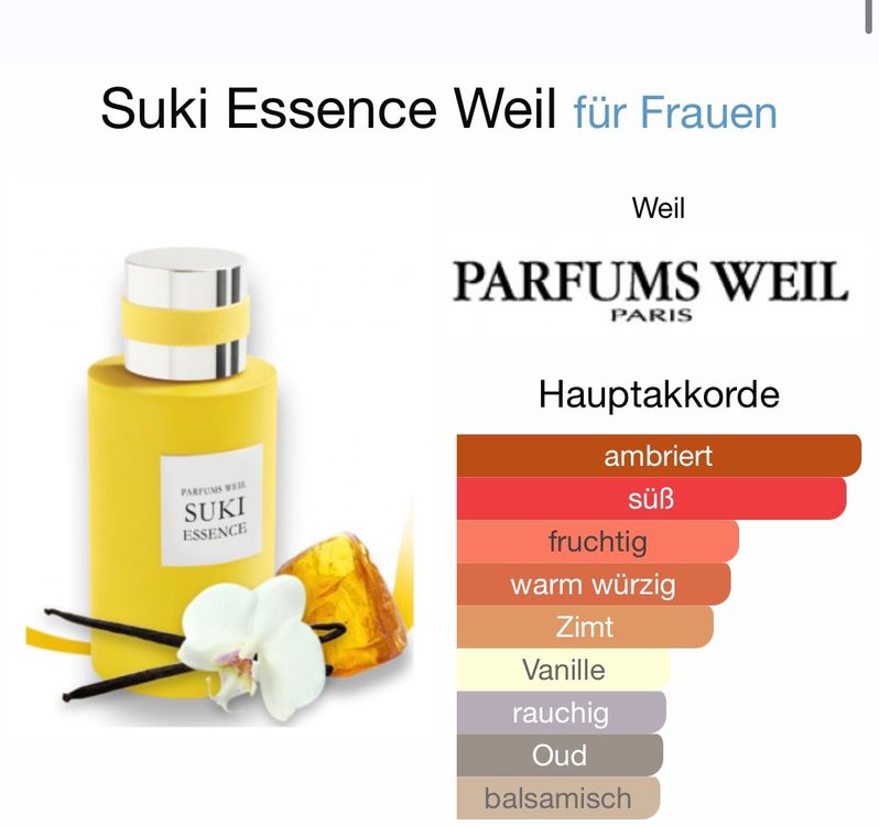 WEIL Suki Essence 100 ml EdP mit OVP (Neuf (Voir description)) à
