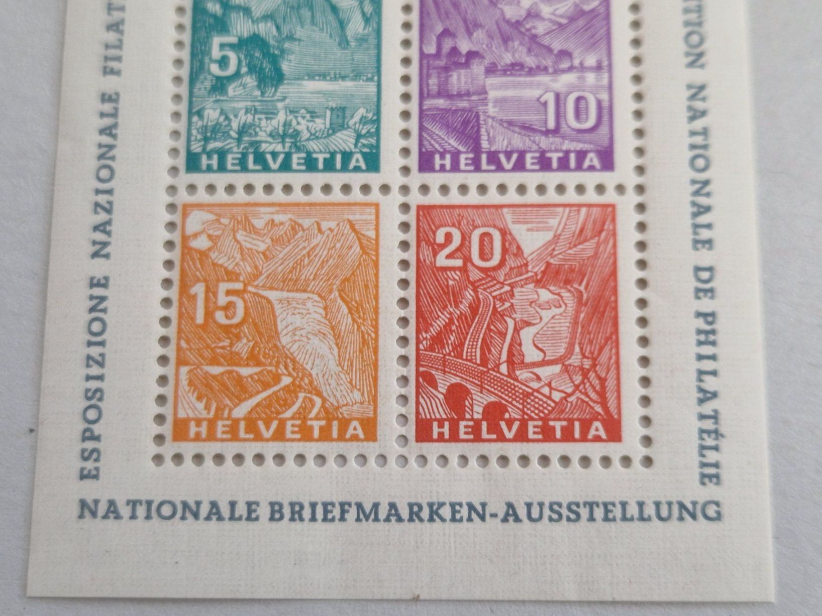 Tutti i francobolli: NABA - Block 1934, postfrisch**, ab 1.- – Usato da Burgdorf venduto da Glossy01 2