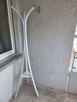 Garderobenständer weiss Metall mit Ablage guter Zustand