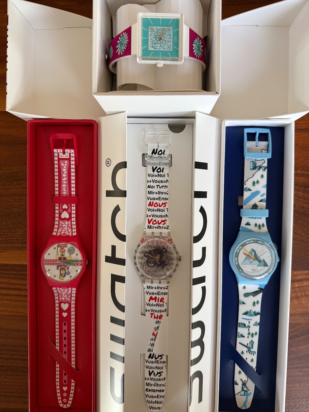 Swatch Montres: 4 Swatch Aktionärsgeschenk – D'occasion à Dachsen par Vulcain3