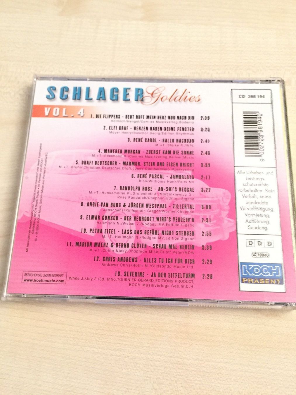 CD: Schlager Goldies Vol.4 – Usato da Rüti ZH venduto da alumedien 1