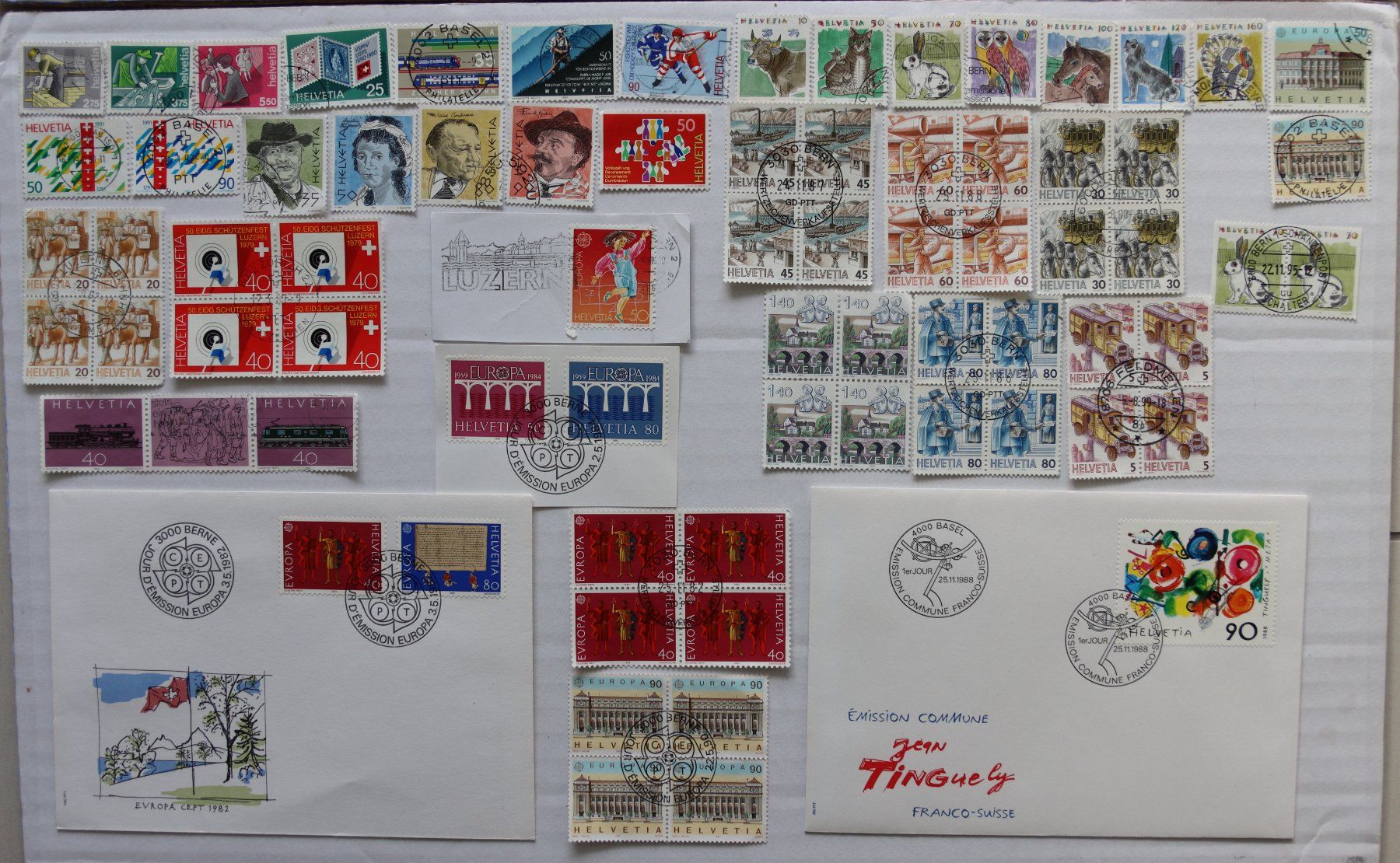 Alle Briefmarken: Briefmarken CH 1981-1990 – Gebraucht aus Oberentfelden von lakipul 2