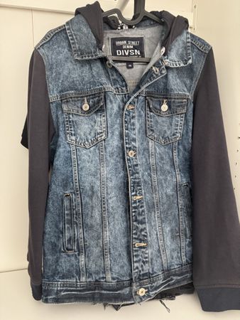 Jeansjacke Urban Street Denim mit Kapuze Grösse 176